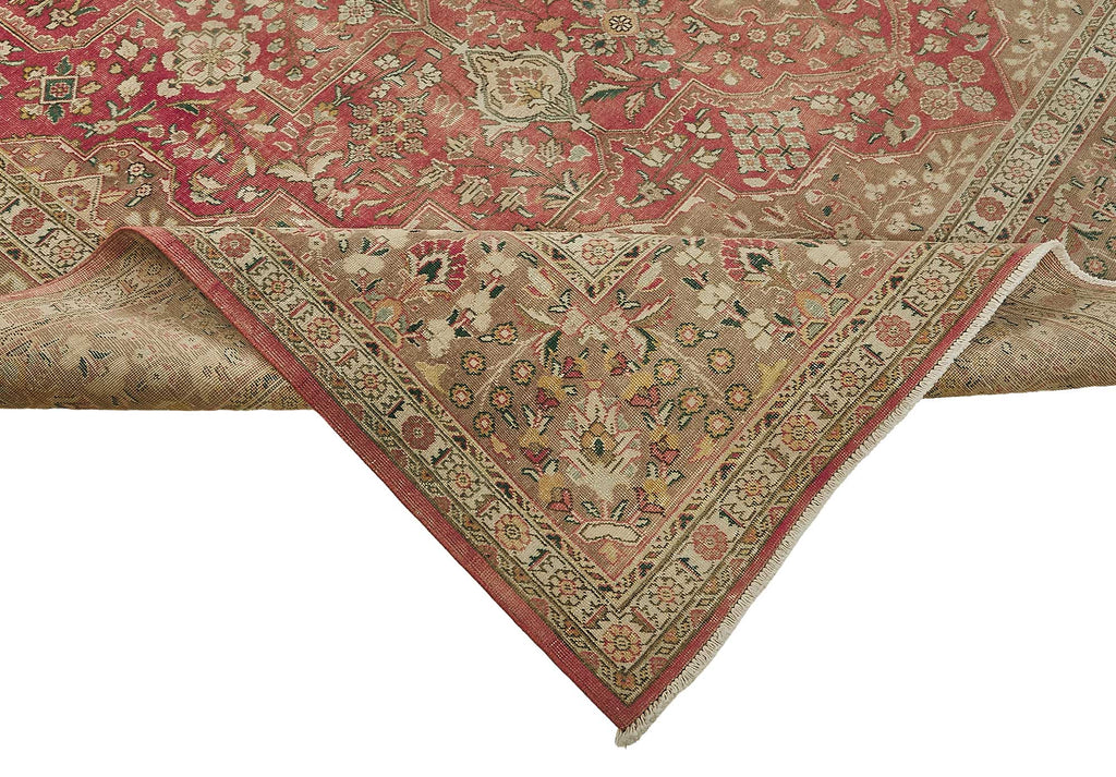 Beige vintage Persian rug 50193, 2.76 x 3.77 metres – photograph 6
