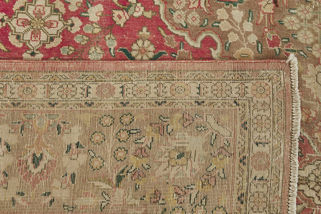 Beige vintage Persian rug 50193, 2.76 x 3.77 metres – photograph 7