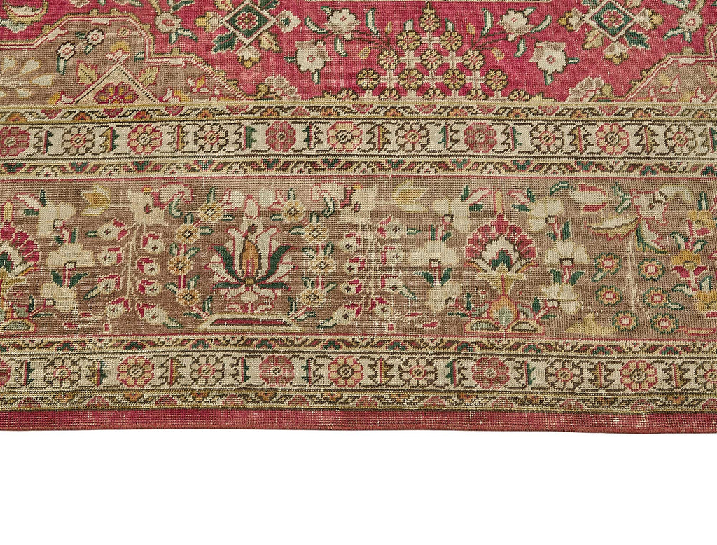Beige vintage Persian rug 50193, 2.76 x 3.77 metres – photograph 8
