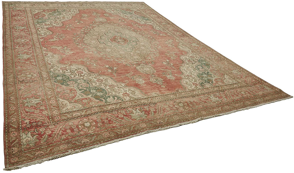 Beige vintage Persian rug 50194, 3.03 x 4.11 metres – photograph 2