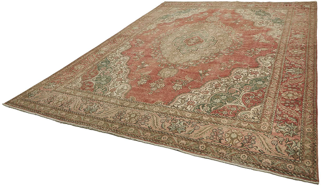 Beige vintage Persian rug 50194, 3.03 x 4.11 metres – photograph 3