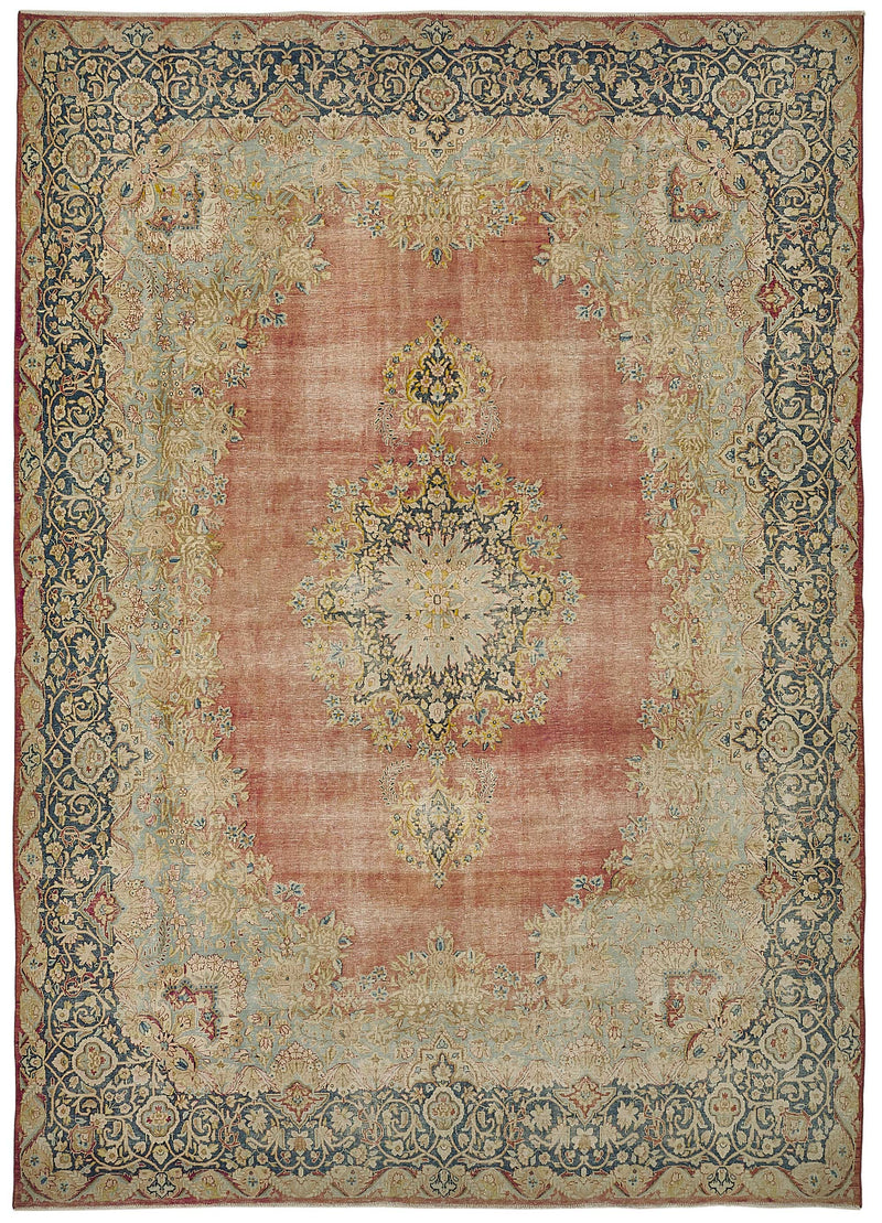 Beige vintage Persian rug 50196, 2.84 x 4.00 metres – full rug
