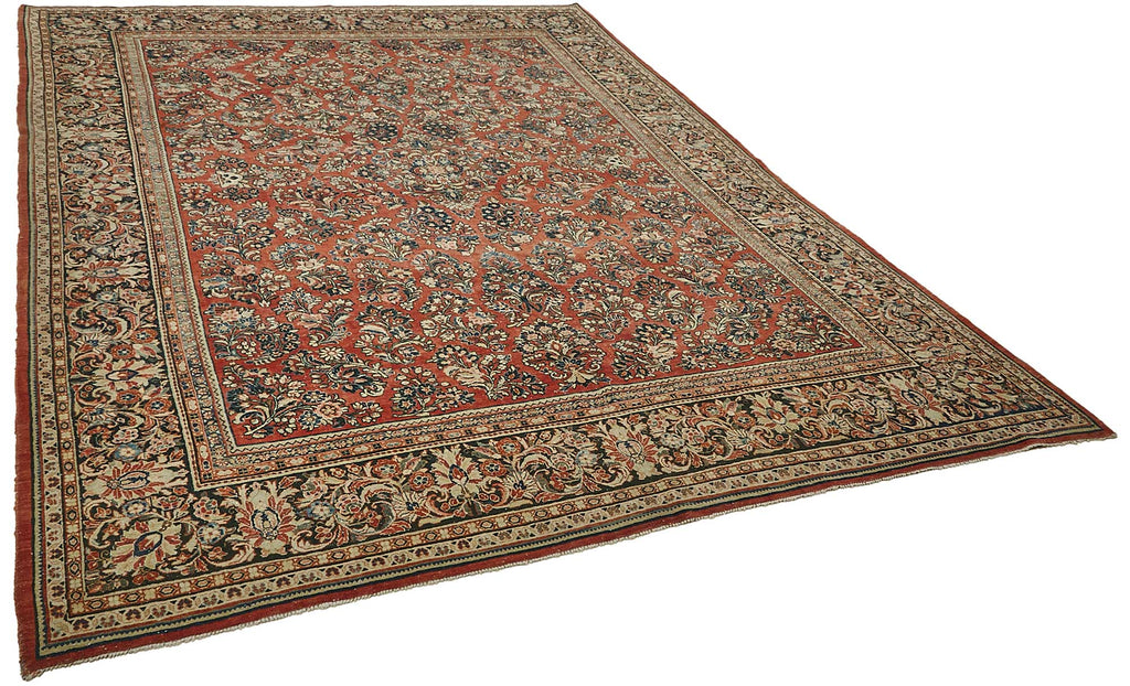 Beige vintage Persian rug 50198, 2.66 x 3.46 metres – photograph 2