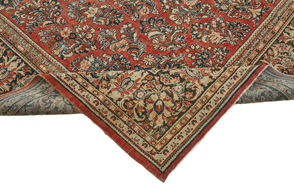 Beige vintage Persian rug 50198, 2.66 x 3.46 metres – photograph 6
