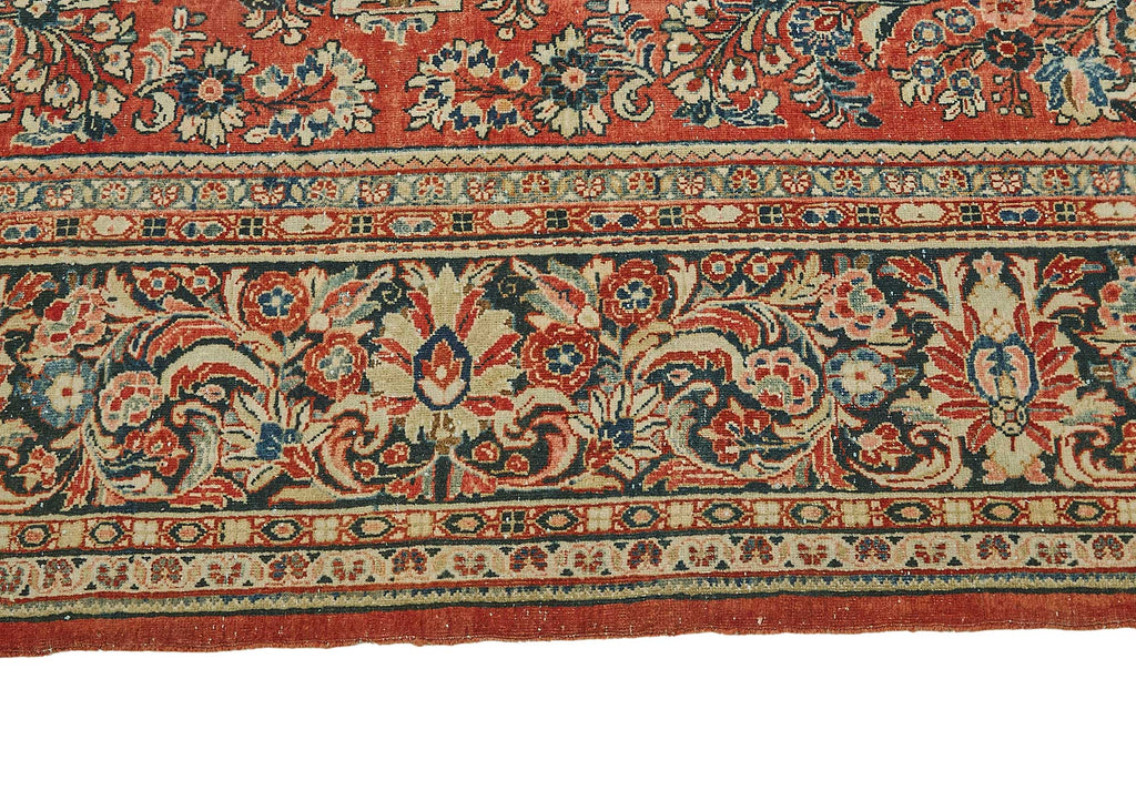 Beige vintage Persian rug 50198, 2.66 x 3.46 metres – photograph 8