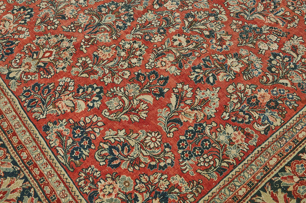 Beige vintage Persian rug 50198, 2.66 x 3.46 metres – photograph 9