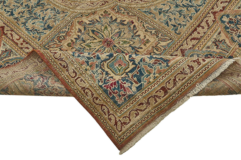 Beige vintage Persian rug 50202, 2.95 x 3.87 metres – photograph 6