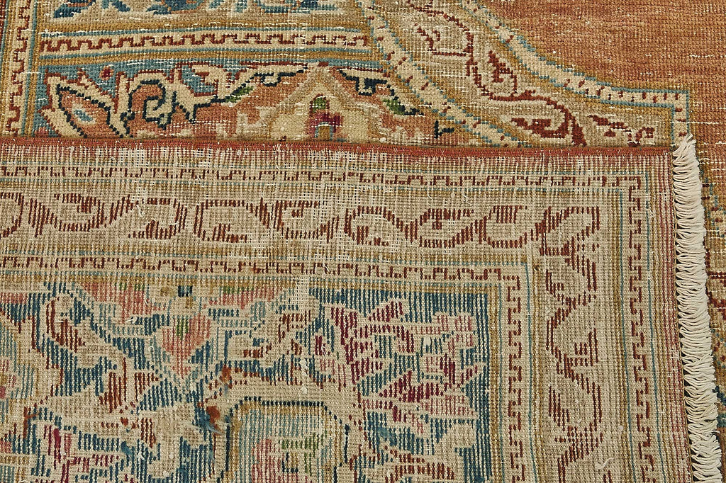Beige vintage Persian rug 50202, 2.95 x 3.87 metres – photograph 7