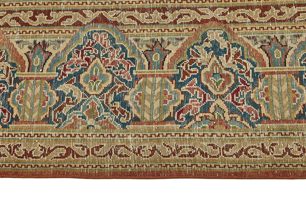 Beige vintage Persian rug 50202, 2.95 x 3.87 metres – photograph 8