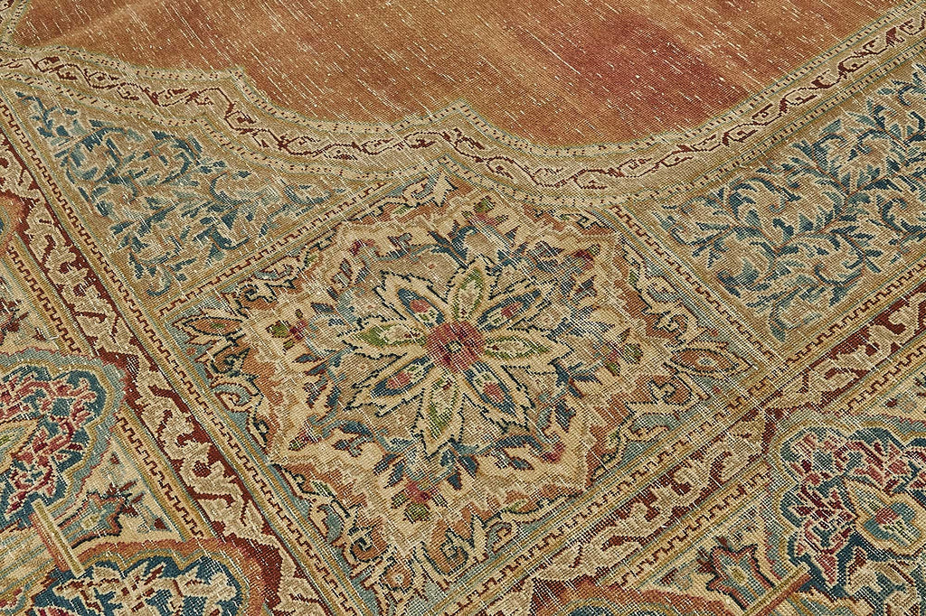 Beige vintage Persian rug 50202, 2.95 x 3.87 metres – photograph 9