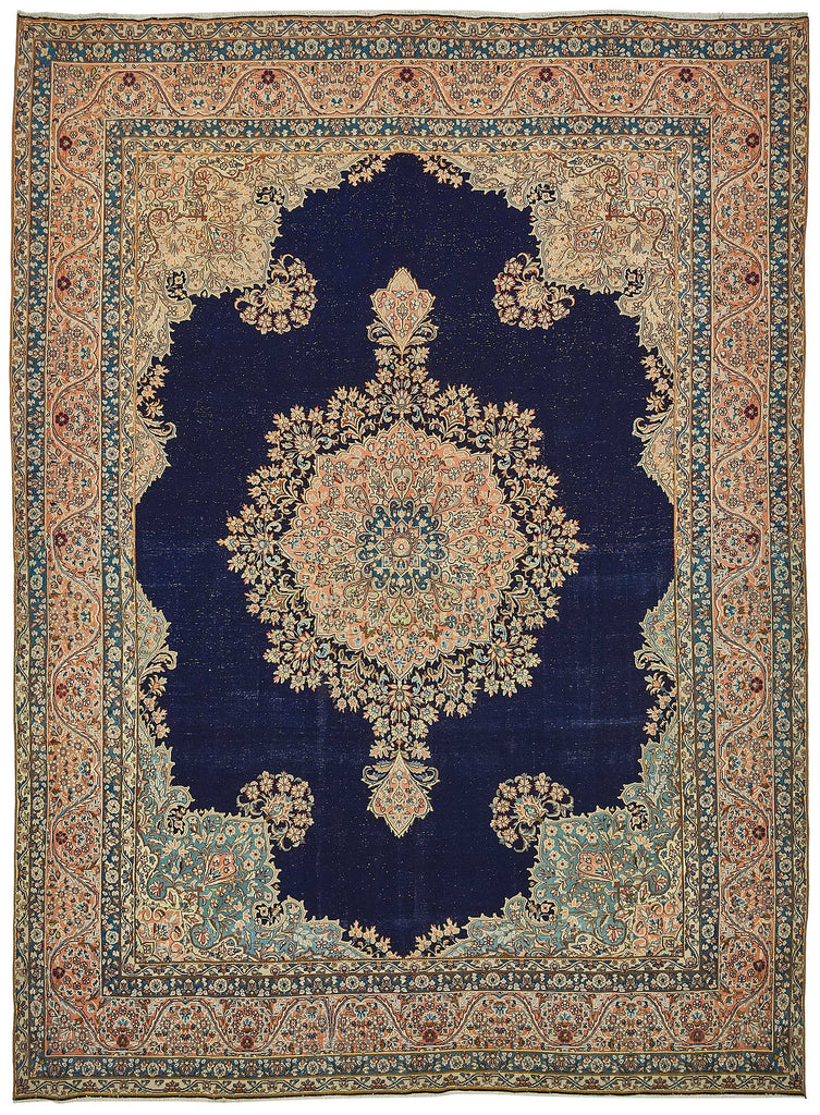 Beige vintage Persian rug 50203, 2.66 x 3.55 metres – full rug