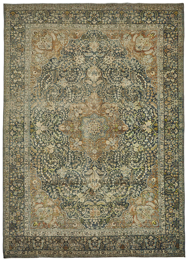Beige vintage Persian rug 50205, 2.92 x 4.00 metres – full rug