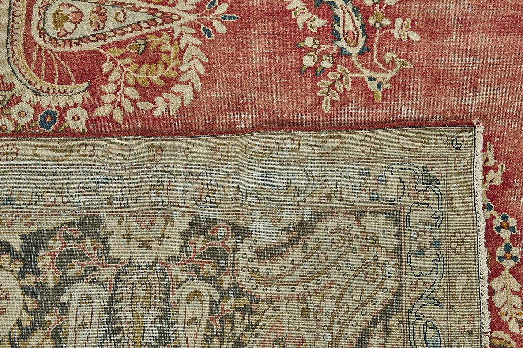 Beige vintage Persian rug 50206, 2.90 x 3.93 metres – photograph 7