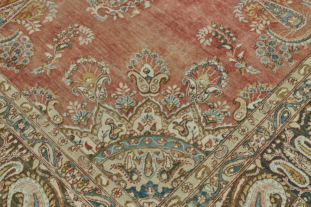 Beige vintage Persian rug 50206, 2.90 x 3.93 metres – photograph 9