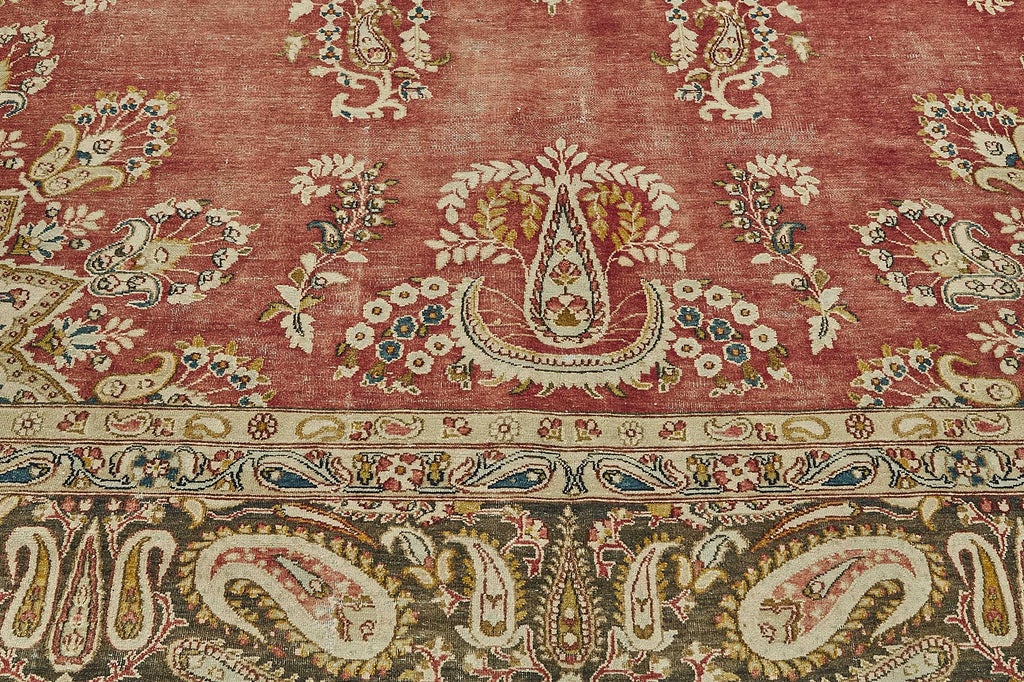 Beige vintage Persian rug 50206, 2.90 x 3.93 metres – photograph 10