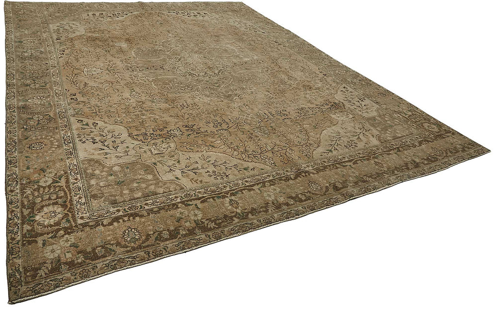 Beige vintage Persian rug 50233, 3.09 x 3.89 metres – photograph 2