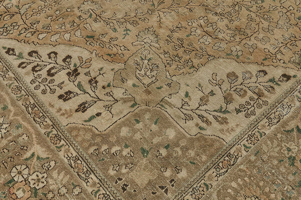 Beige vintage Persian rug 50233, 3.09 x 3.89 metres – photograph 9