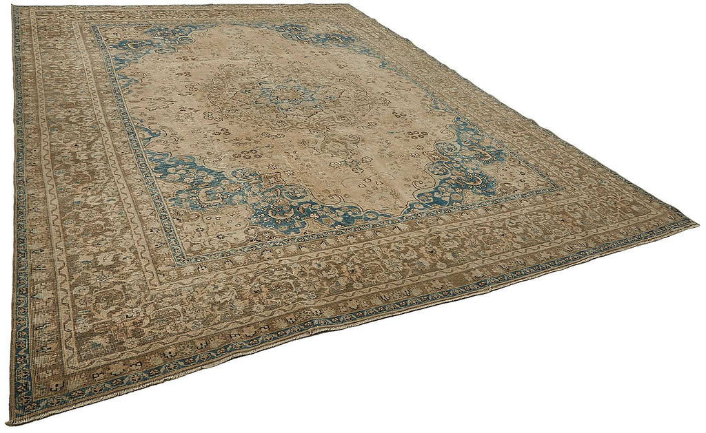 Beige vintage Persian rug 50234, 2.91 x 3.78 metres – photograph 2