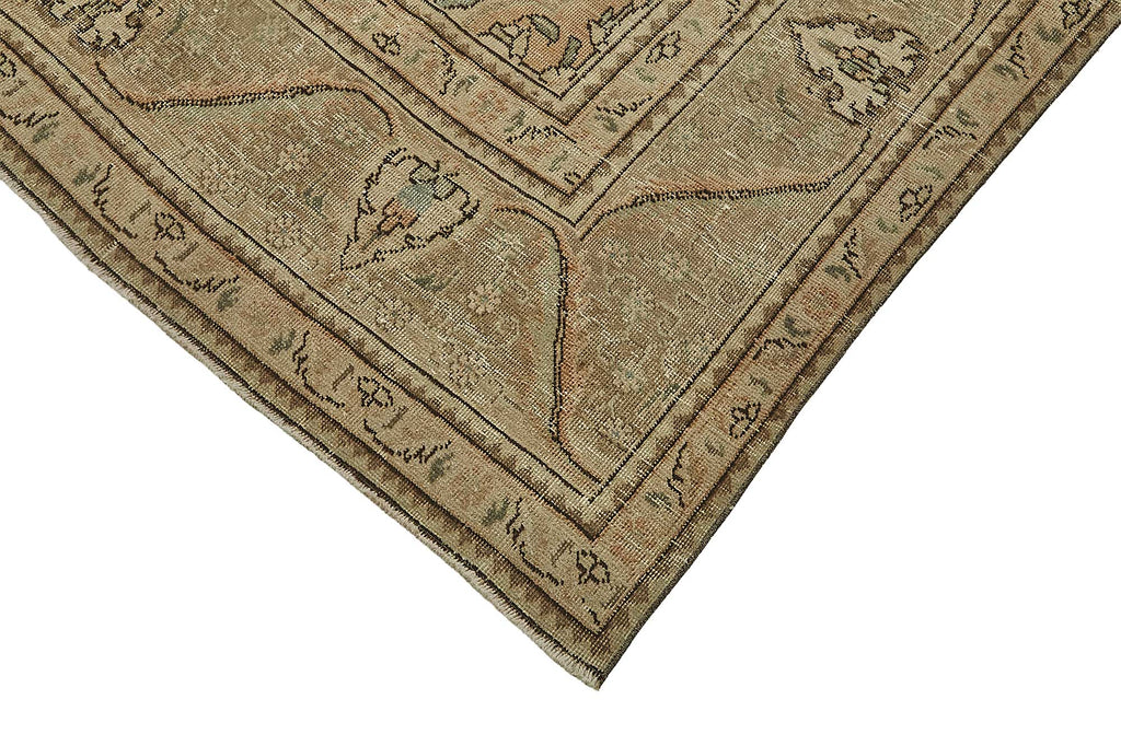 Beige vintage Persian rug 50235, 2.92 x 3.81 metres – photograph 4