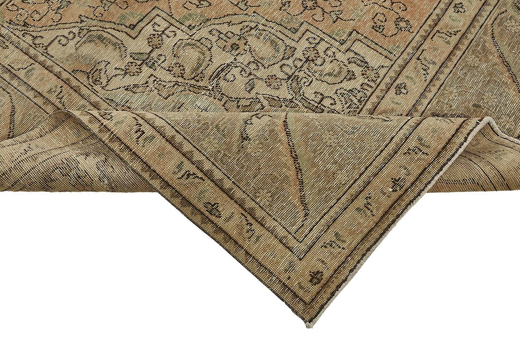 Beige vintage Persian rug 50235, 2.92 x 3.81 metres – photograph 6