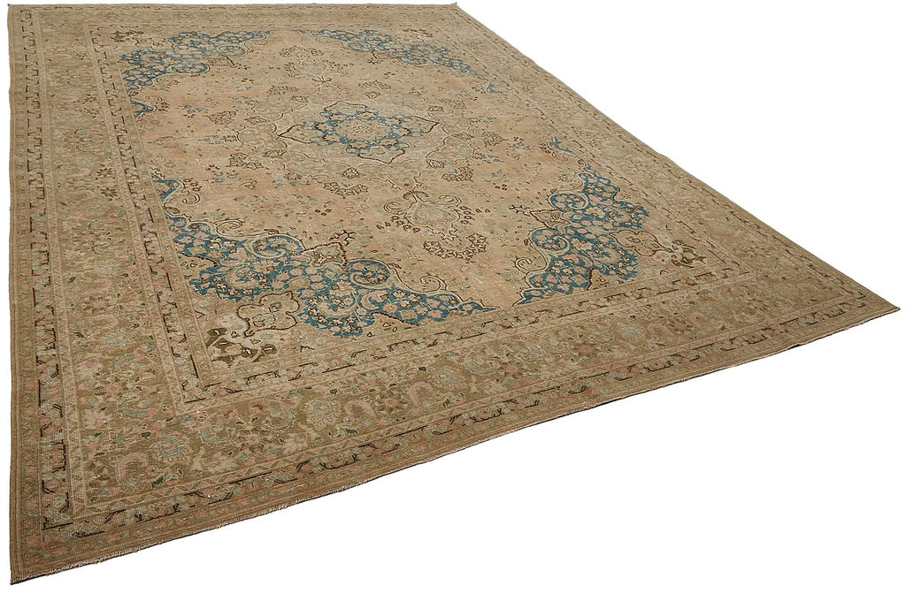 Beige vintage Persian rug 50237, 2.87 x 3.73 metres – photograph 2