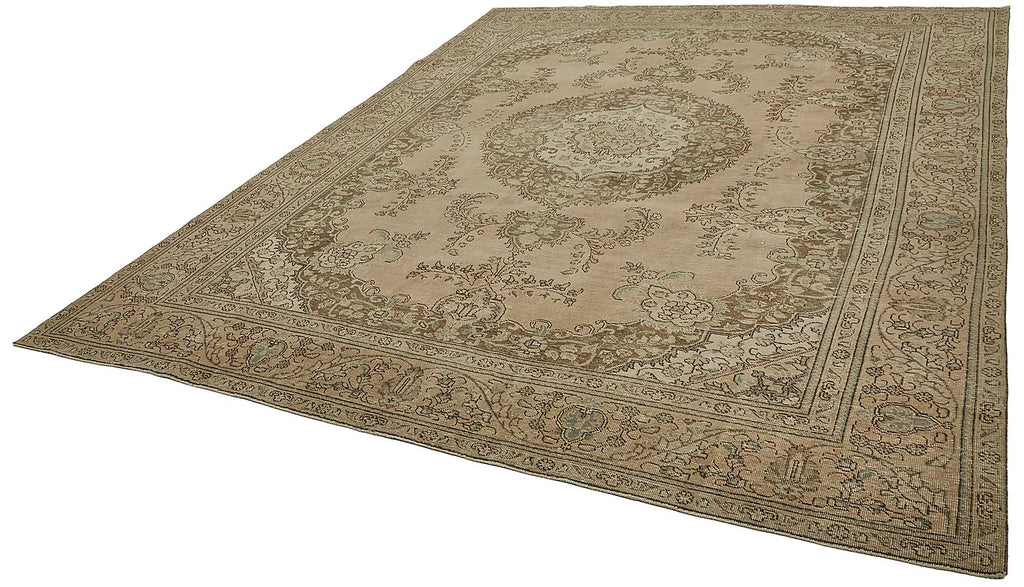 Beige vintage Persian rug 50238, 2.91 x 3.78 metres – photograph 3