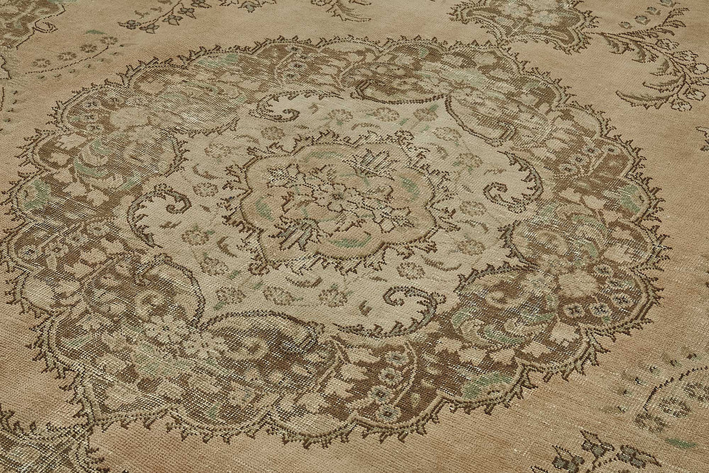 Beige vintage Persian rug 50238, 2.91 x 3.78 metres – photograph 5
