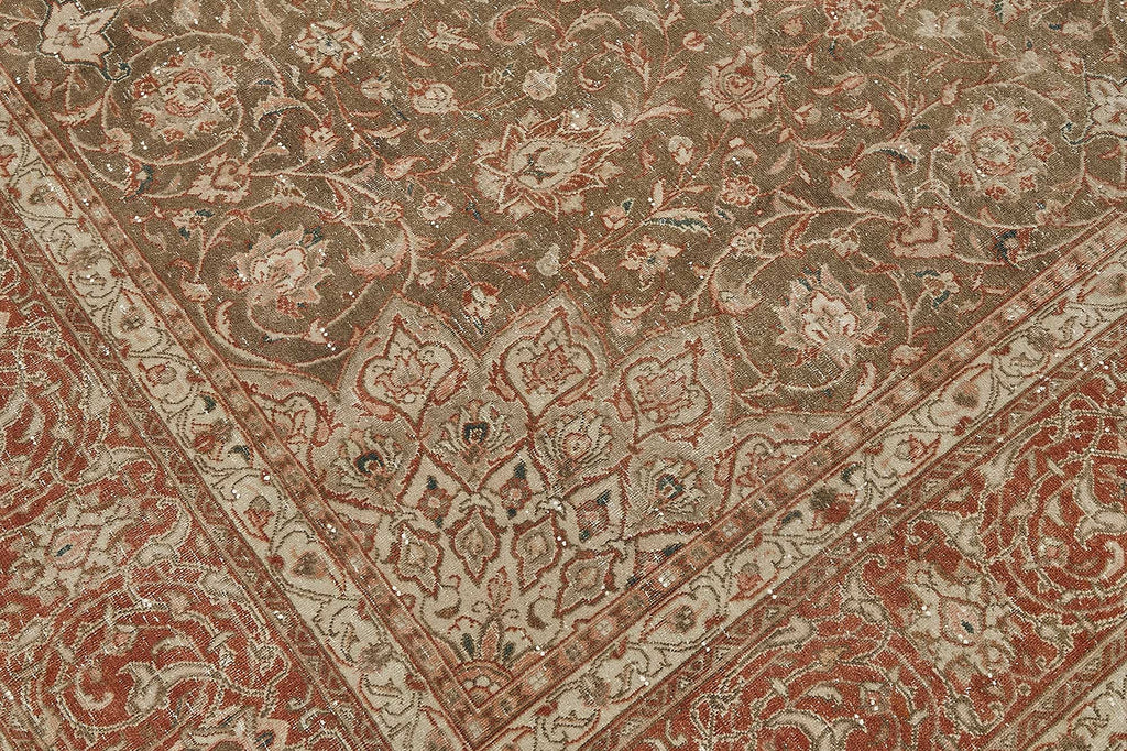 Beige vintage Persian rug 50240, 2.58 x 3.66 metres – photograph 9
