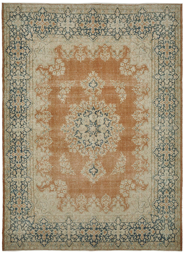 Beige vintage Persian rug 50242, 2.98 x 4.06 metres – full rug