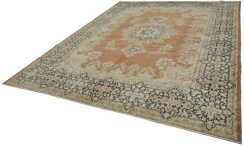 Beige vintage Persian rug 50242, 2.98 x 4.06 metres – photograph 3