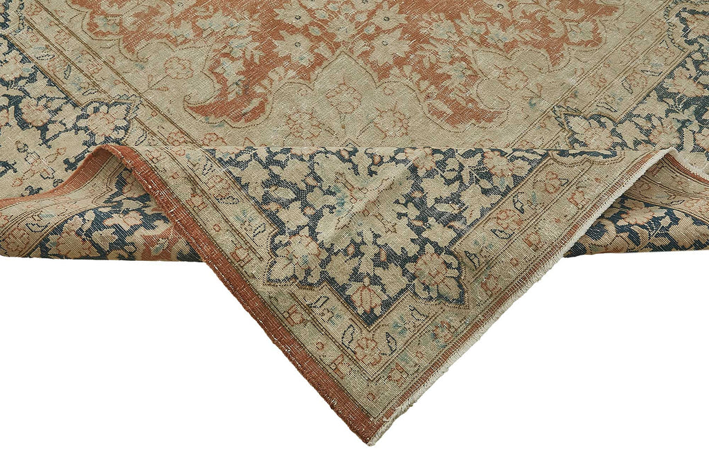 Beige vintage Persian rug 50242, 2.98 x 4.06 metres – photograph 6