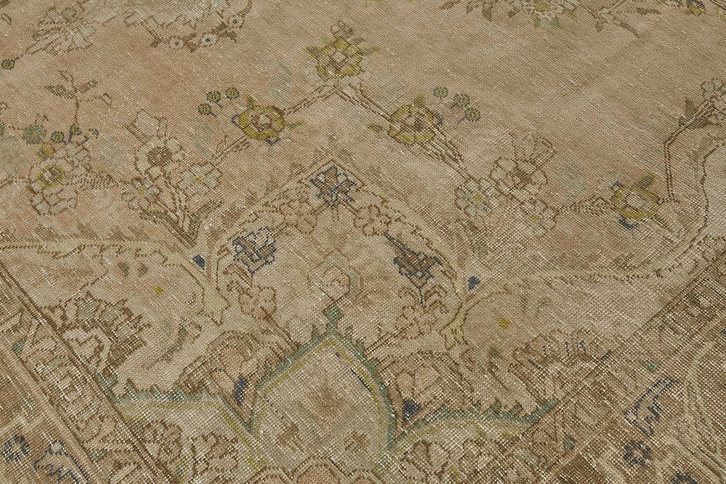 Beige vintage Persian rug 50243, 2.92 x 3.76 metres – photograph 9