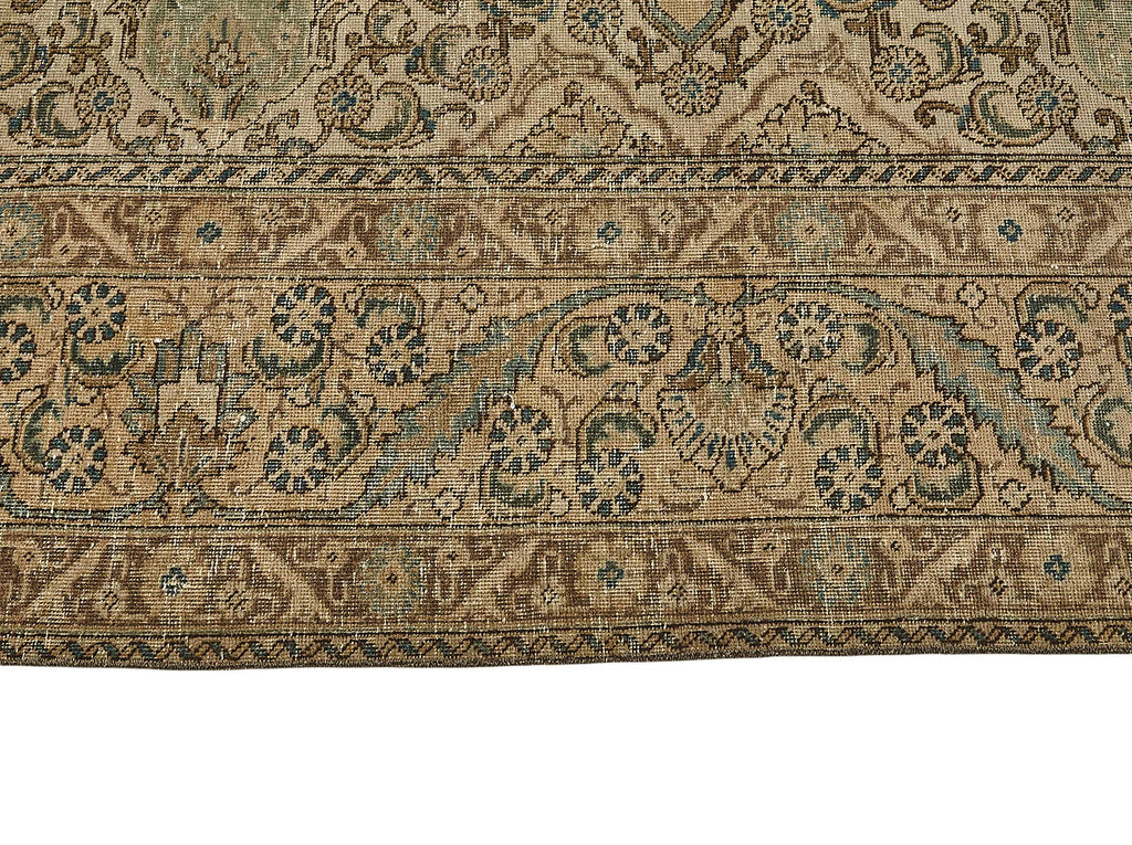 Beige vintage Persian rug 50244, 2.96 x 3.85 metres – photograph 8