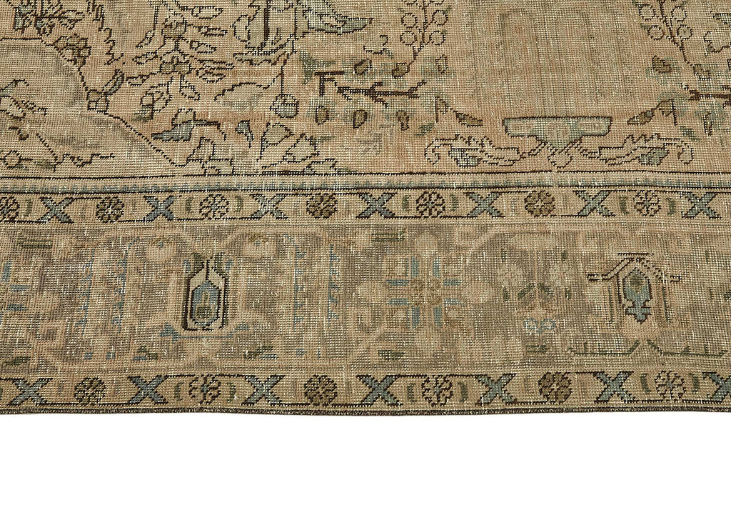 Beige vintage Persian rug 50246, 2.89 x 3.81 metres – photograph 8