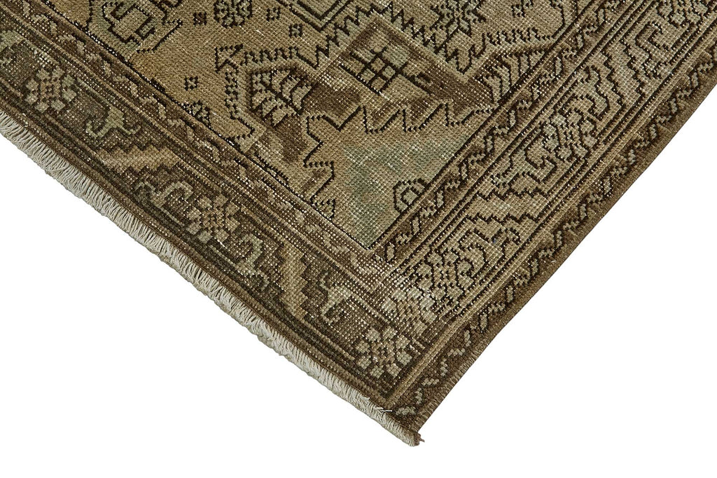 Beige vintage Persian rug 50981, 1.07 x 2.27 metres – photograph 4