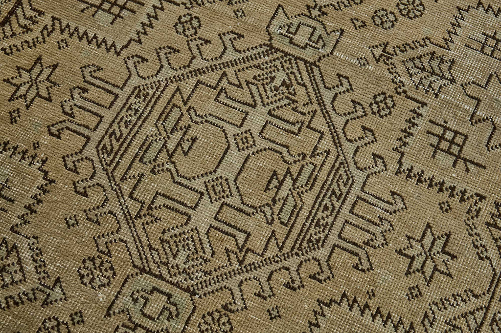Beige vintage Persian rug 50981, 1.07 x 2.27 metres – photograph 5