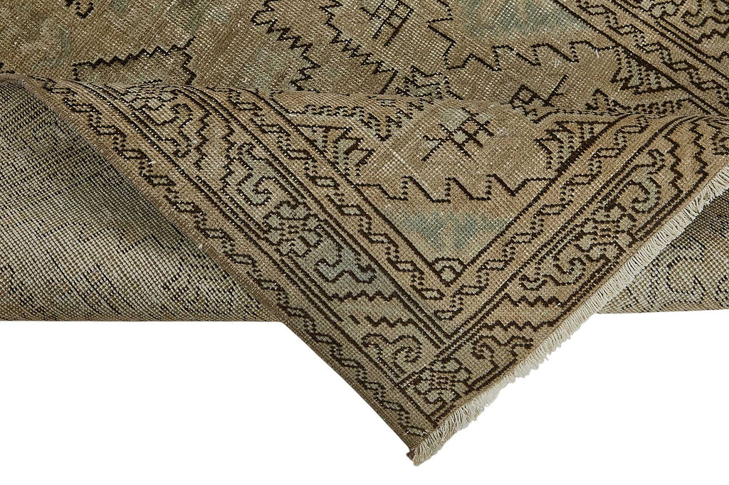 Beige vintage Persian rug 50981, 1.07 x 2.27 metres – photograph 6