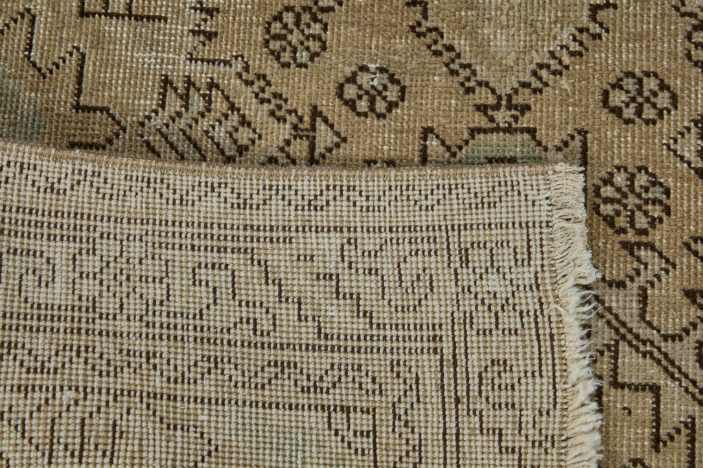 Beige vintage Persian rug 50981, 1.07 x 2.27 metres – photograph 7
