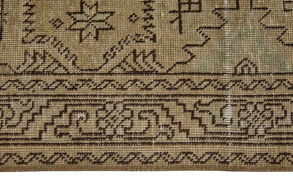 Beige vintage Persian rug 50981, 1.07 x 2.27 metres – photograph 8
