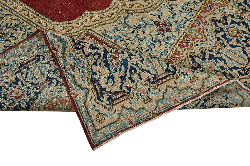 Beige vintage Persian rug 50984, 2.58 x 3.69 metres – photograph 6