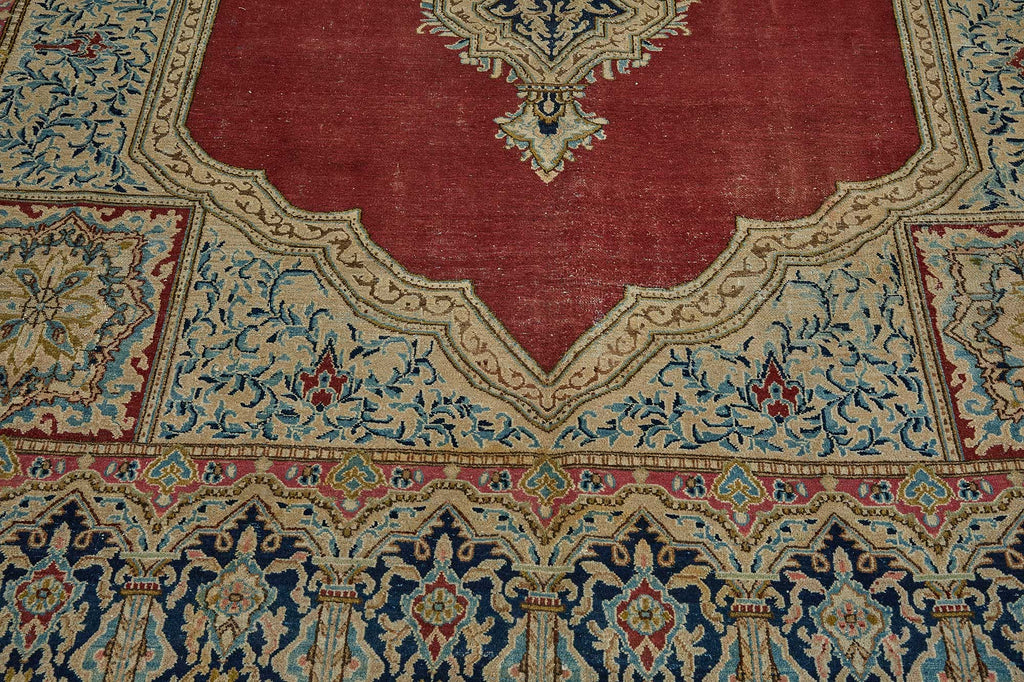 Beige vintage Persian rug 50984, 2.58 x 3.69 metres – photograph 10
