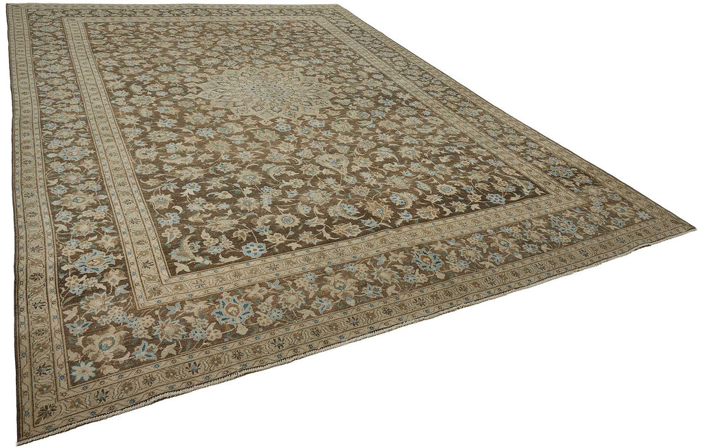 Beige vintage Persian rug 50985, 3.04 x 3.98 metres – photograph 2