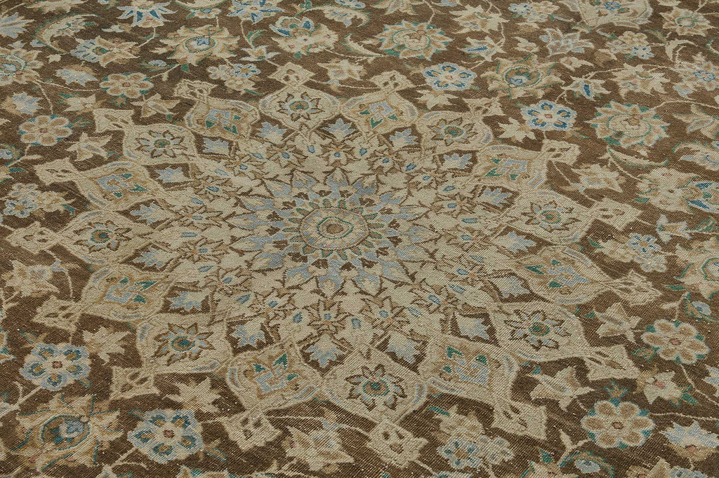Beige vintage Persian rug 50985, 3.04 x 3.98 metres – photograph 5