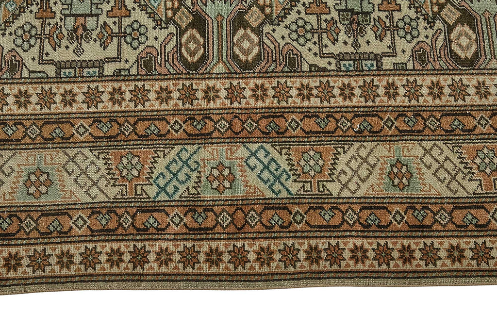 Beige vintage Persian rug 50987, 2.44 x 3.66 metres – photograph 8