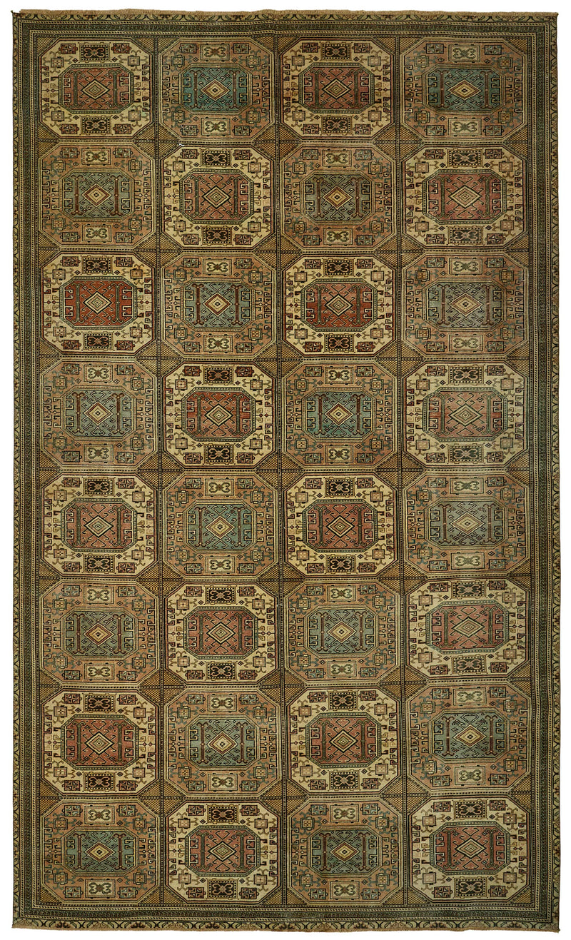 Beige vintage Persian rug 50988, 2.24 x 3.75 metres – full rug