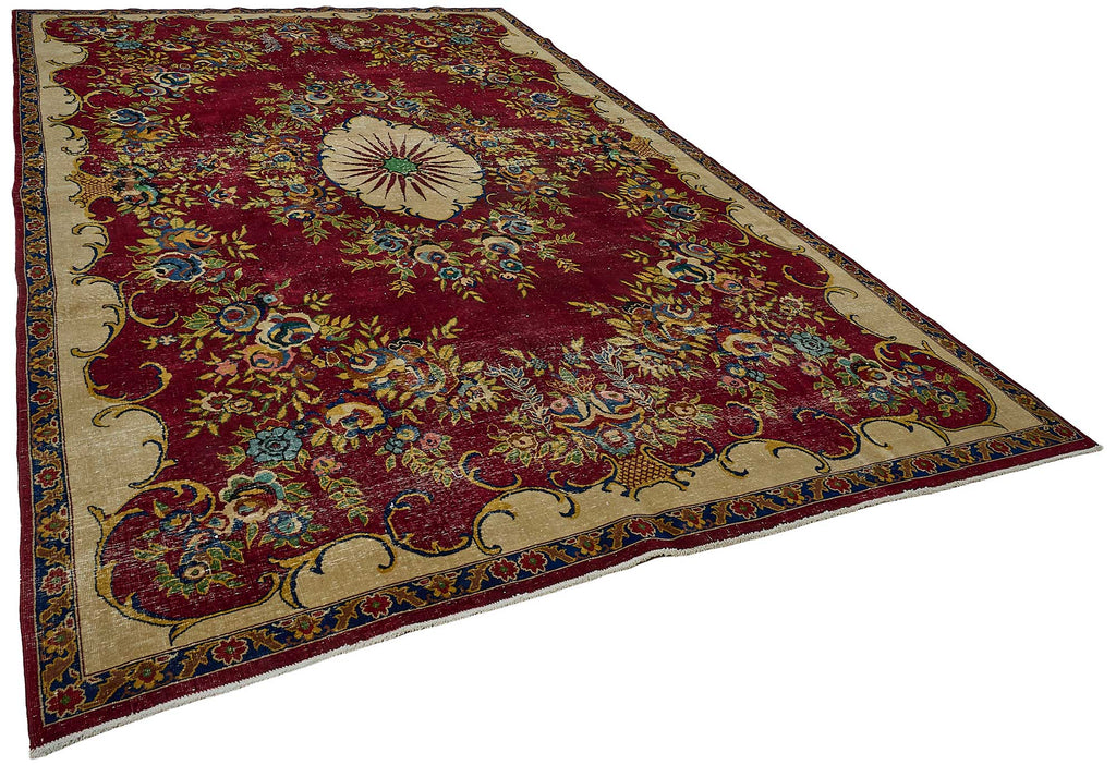 Red vintage Persian rug 50990, 2.60 x 4.20 metres – photograph 2