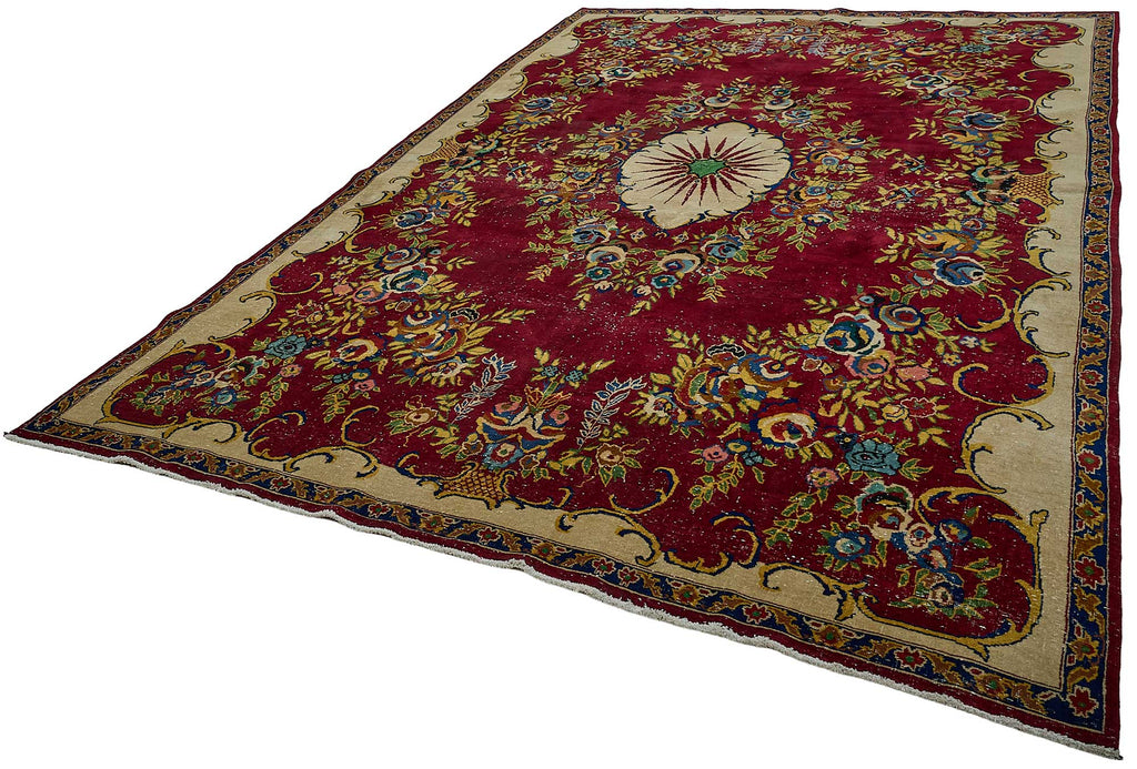 Red vintage Persian rug 50990, 2.60 x 4.20 metres – photograph 3