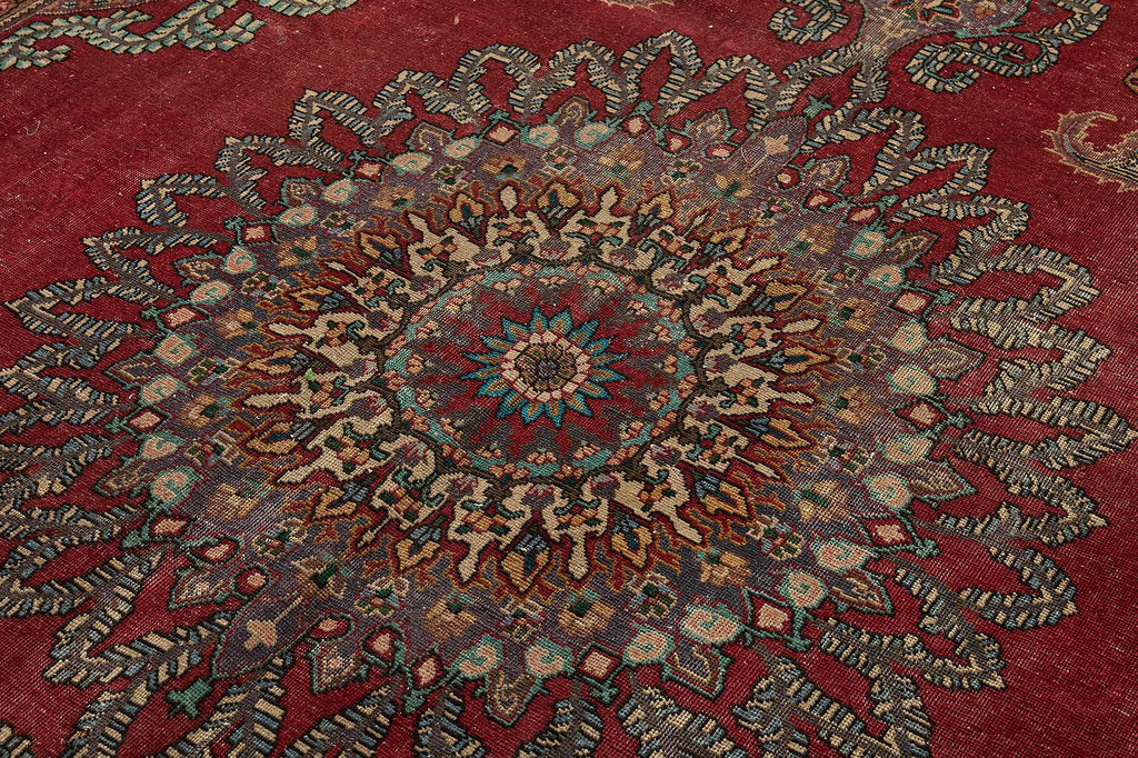 Red vintage Persian rug 50991, 2.77 x 3.80 metres – photograph 5