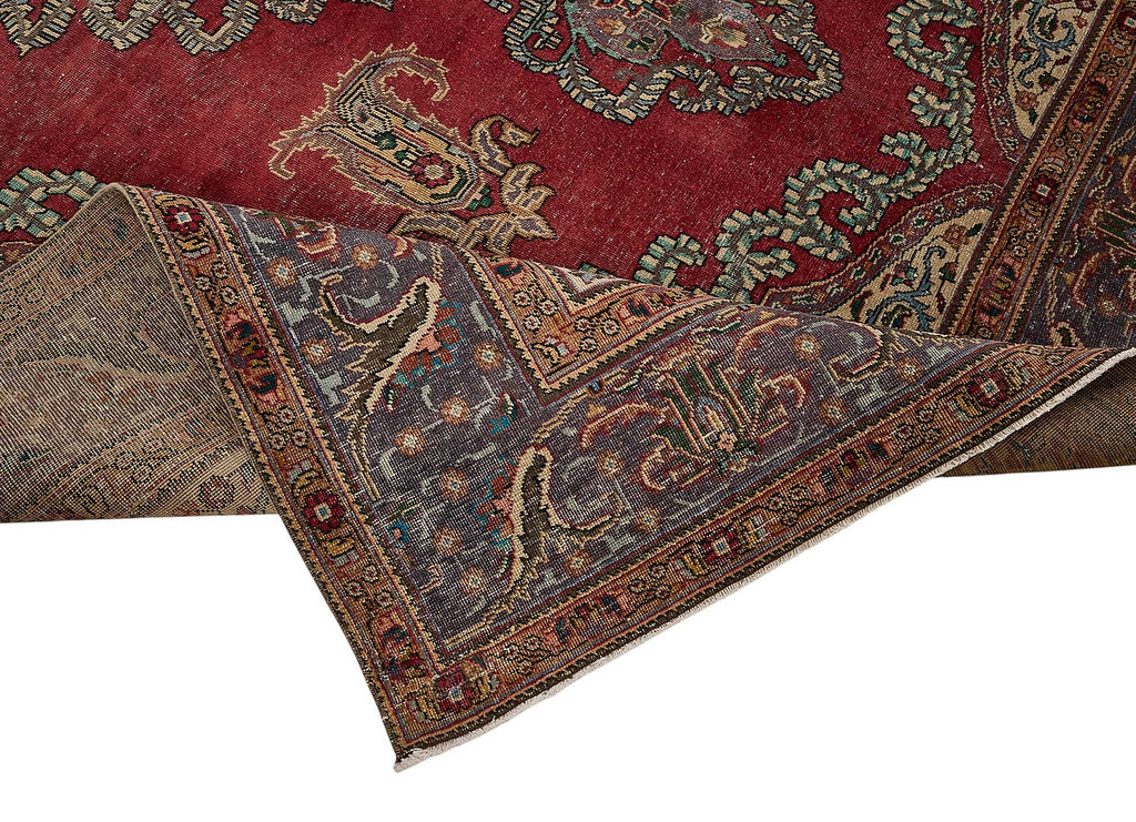 Red vintage Persian rug 50991, 2.77 x 3.80 metres – photograph 6