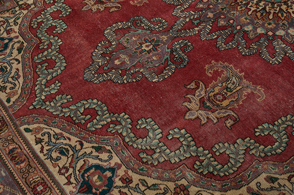 Red vintage Persian rug 50991, 2.77 x 3.80 metres – photograph 9